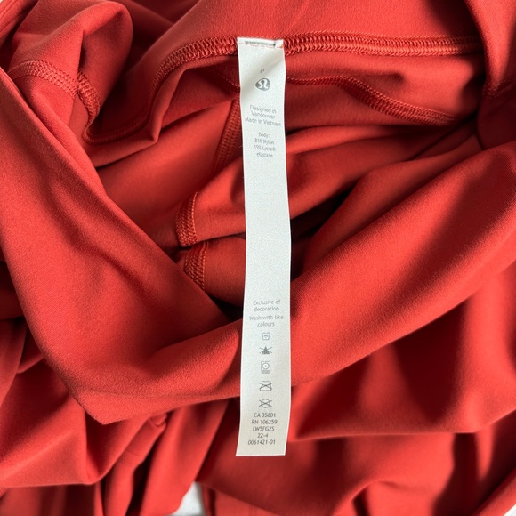 Lululemon Groove Super-High-Rise Flared Pant Nulu Cayenne Size 8 - Picture 6 of 10